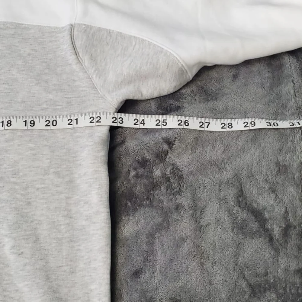 Adidas Hoodie Sport Open Hem White/LIGHT GREY  Size M Men's - Picture 15 of 16